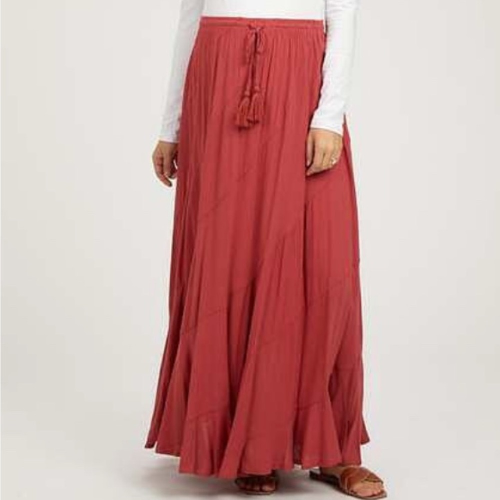 Easel Los Angeles Tassel String Maxi Skirt Small Like New Boho